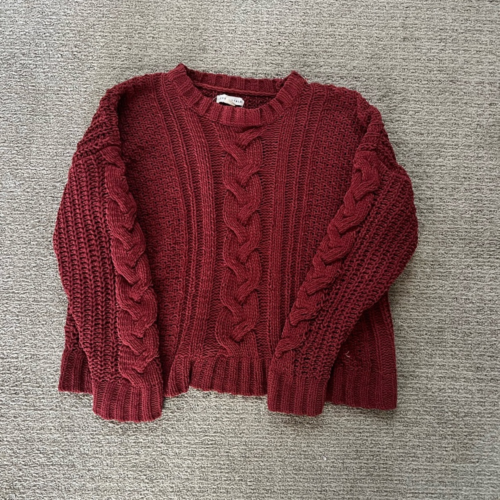 Aero Cable Knit Sweater